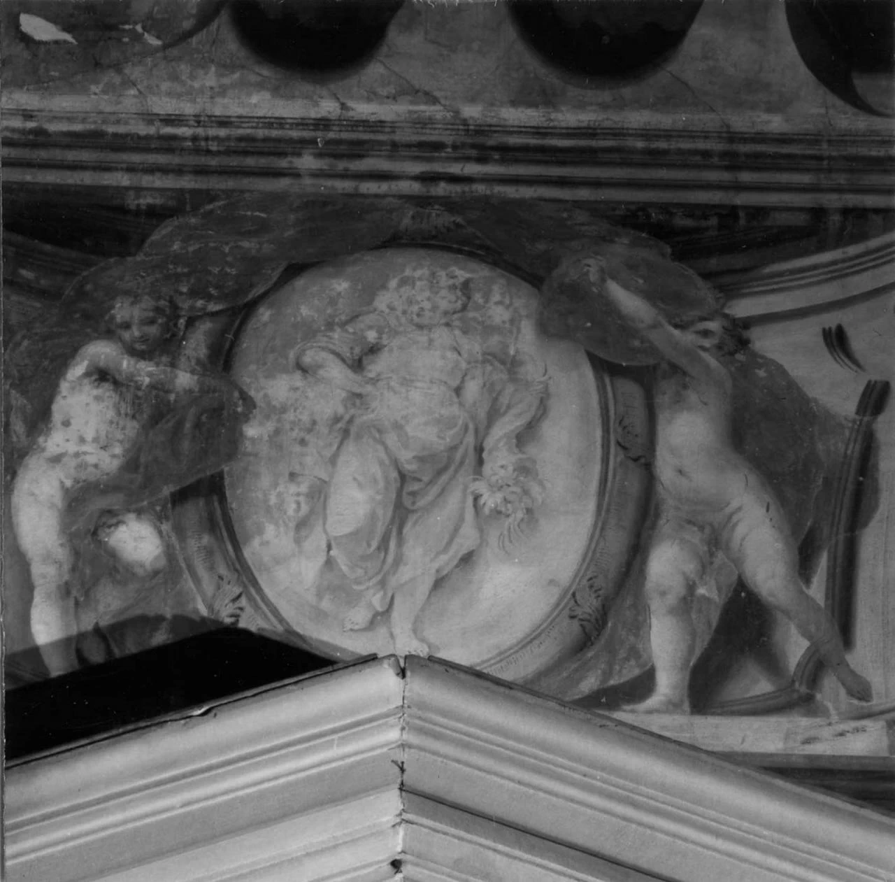 Figure allegoriche con angeli - con Tonelli Giuseppe, Chiesa di sant'Egidio, Firenze